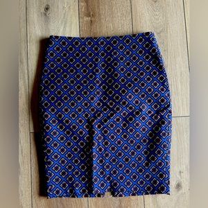 Express Printed Pencil Skirt